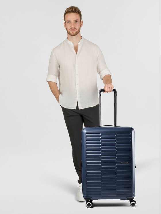 American Tourister American Tourister Walizka średnia 332560 Niebieski jasny