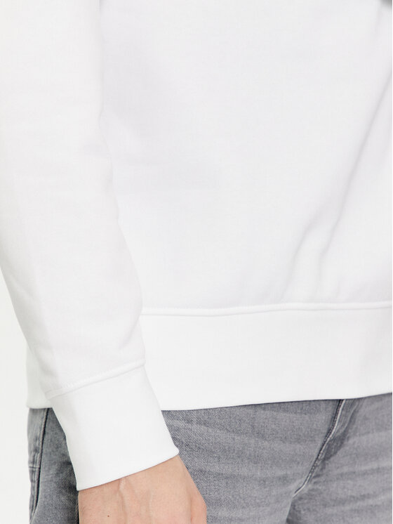 Tommy Hilfiger Tommy Hilfiger Felpa Flag Logo MW0MW32735 Bianco Regular Fit