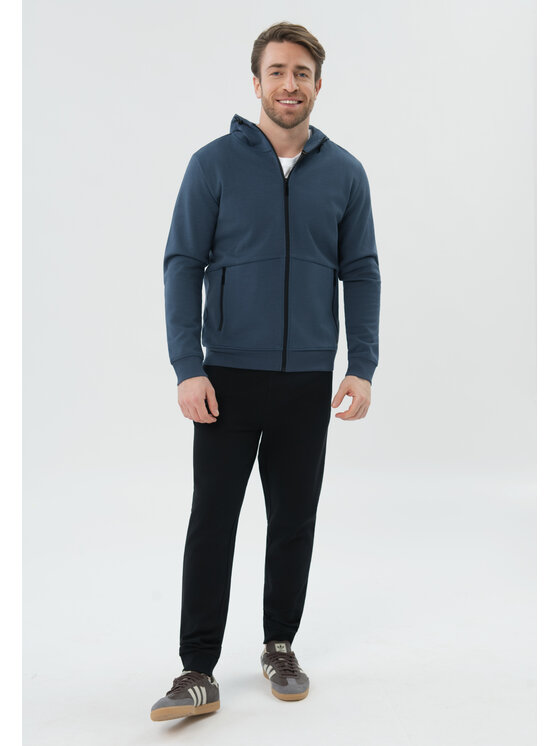 Volcano Volcano Bluza B-WOLF Niebieski Regular Fit