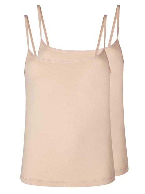 Skiny Skiny 2-dílná sada T-shirts 85720 Béžová Slim Fit