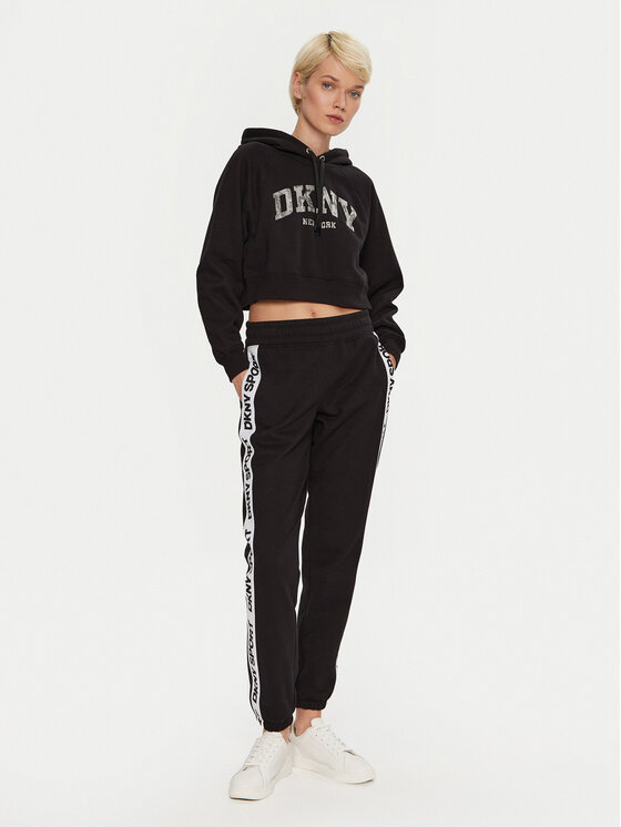 DKNY Sport DKNY Sport Bluza DP4T9938 Czarny Regular Fit
