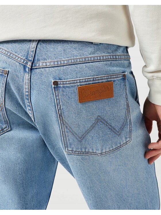 Wrangler Wrangler Jeansy Frontier Niebieski Relaxed Fit