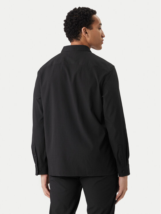 Calvin Klein Calvin Klein Koszula LV04LF108G Czarny Classic Fit