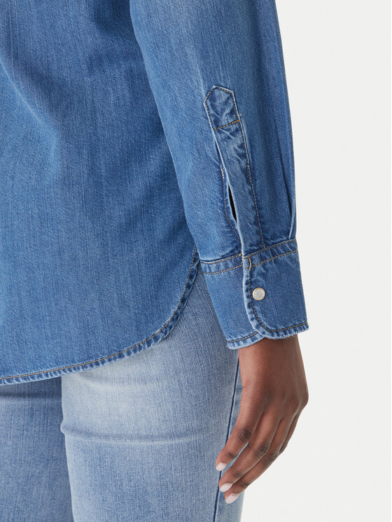 Liu Jo Liu Jo cămașă de blugi UA6339 D4851 Bleumarin Regular Fit