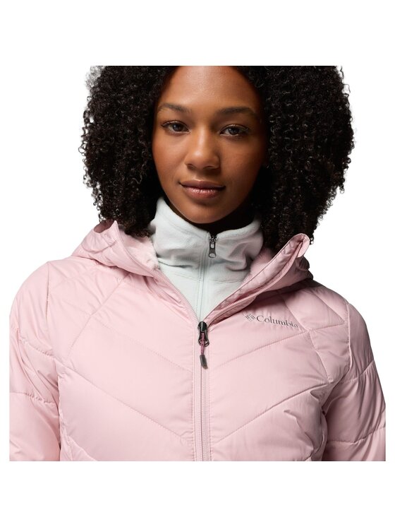 Columbia Columbia Kurtka zimowa Heavenly Hooded Jacket 1738151620 Różowy Regular Fit