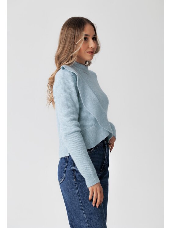 LAURELLA LAURELLA Sveter 6TU059 Modrá Regular Fit