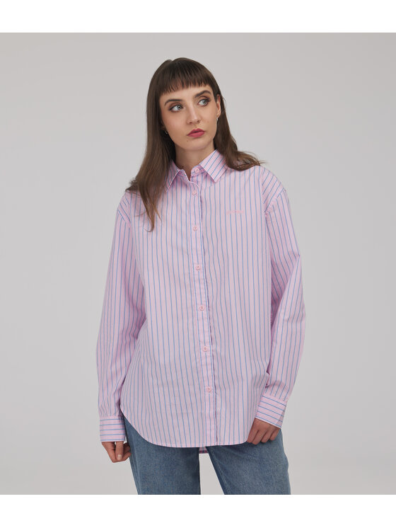 Lee Cooper Lee Cooper Koszula ROMA Różowy Oversize