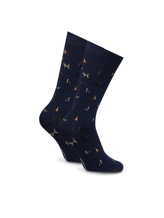 Barbour Barbour Hohe Herrensocken Mavin Dog MSO0068BL79 Dunkelblau