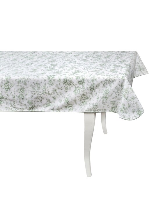 Roseberry Home Roseberry Home Obrus Toile de Jouy Green Zielony