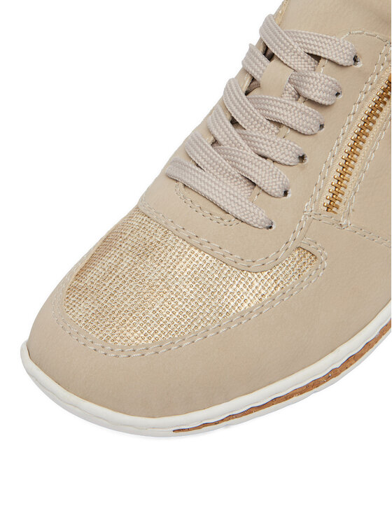 Rieker Rieker Sneakersy N5121-60 Beżowy