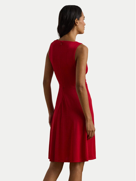 LAUREN RALPH LAUREN LAUREN RALPH LAUREN Cocktail obleka 250865006023 Rdeča Regular Fit