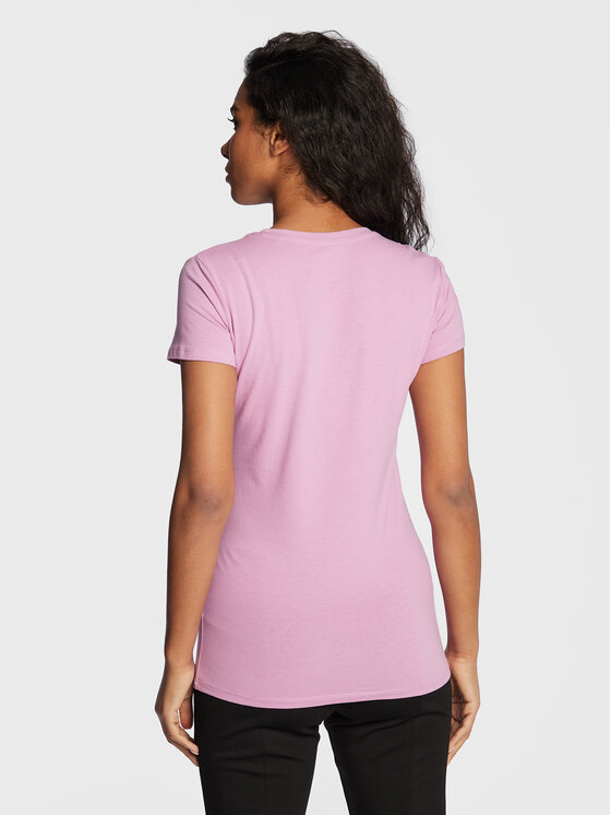 T-shirt W3RI61 J1314 Rosa Slim Fit