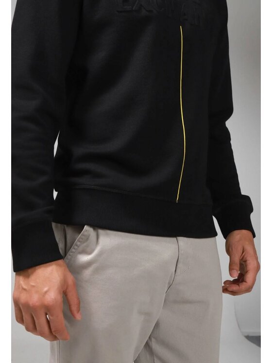 Armani Exchange Armani Exchange Mikina 3LZMAV ZJ3UZ 1200 Černá Regular Fit