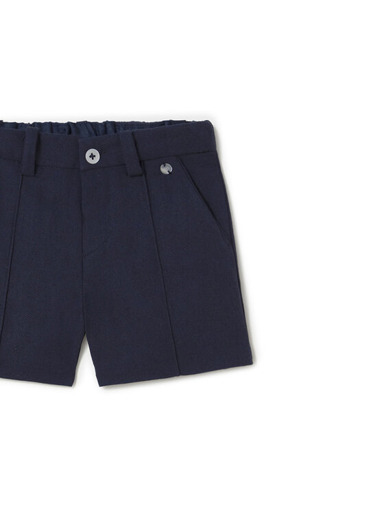 Mayoral Mayoral Pantaloncini di tessuto 1240 Blu scuro Regular Fit