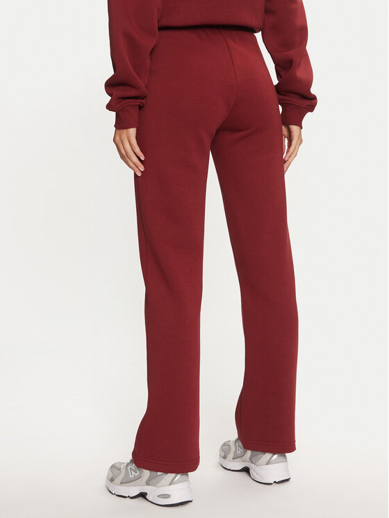 Gina Tricot Gina Tricot Spodnie dresowe Basic 21183 Czerwony Relaxed Fit