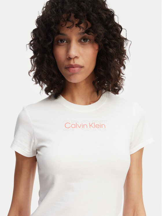 Calvin Klein Calvin Klein Póló LVGWS6K240 Fehér Regular Fit