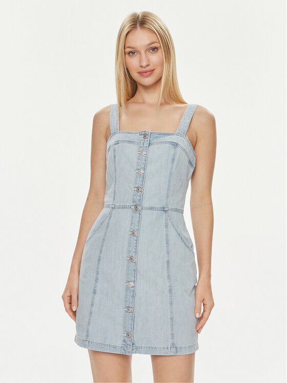 Levi's® Levi's® Дънкова рокля Drea A7573-0001 Син Slim Fit