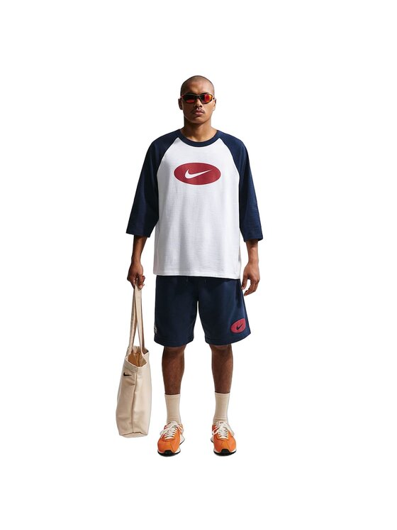Nike Nike T-Shirt M NK CLUB 3/4 RGLN TOP Kolorowy Regular Fit