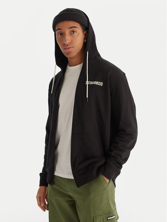 DC Shoes DC Shoes Bluză Baseline ADYFT03389 Negru Regular Fit