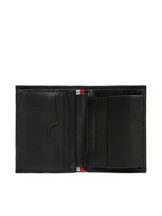 Tommy Hilfiger Tommy Hilfiger Große Herren Geldbörse Th Flag Trifold AM0AM13521 Schwarz