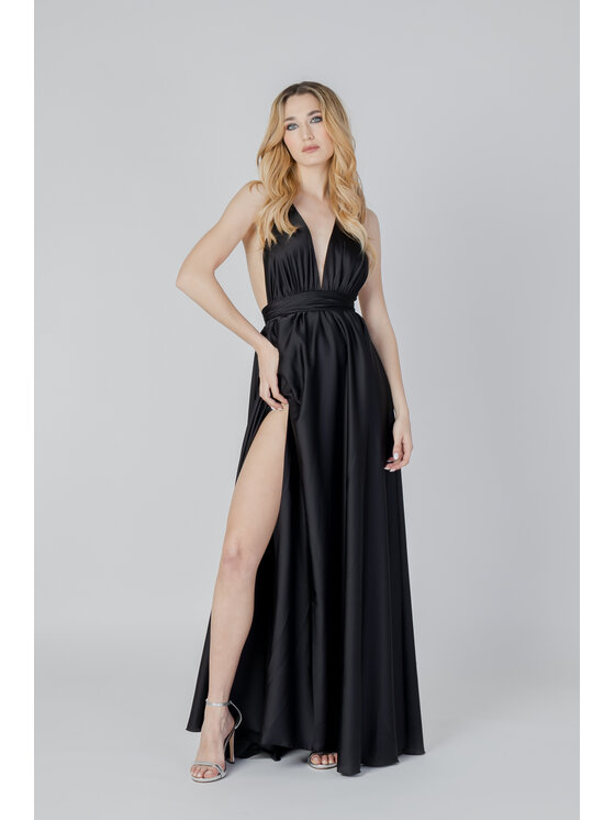 Sol Wears Women Sol Wears Women Sukienka wieczorowa DIANA LUNGO Czarny To Fit