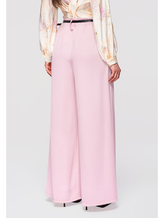 Ombre Ombre Spodnie materiałowe OW-PACP-0100 Różowy Relaxed Fit
