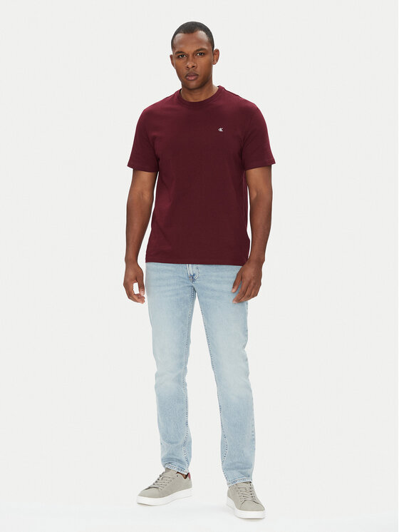Calvin Klein Jeans Calvin Klein Jeans T-shirt LV040HM265 Tamnocrvena Regular Fit