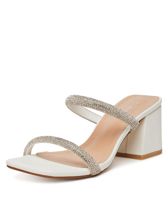 DeeZee DeeZee Klapki R66-1 Srebrny