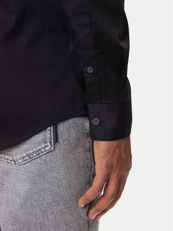 Armani Exchange Armani Exchange Marškiniai XM001504 AF10192 UC001 Juoda Regular Fit