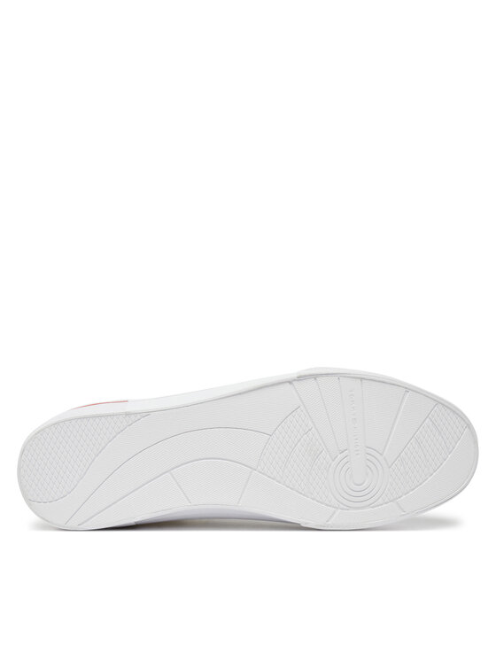 Tommy Hilfiger Tommy Hilfiger Tenisky Core Corporate Vulc Canvas FM0FM05398 Biela