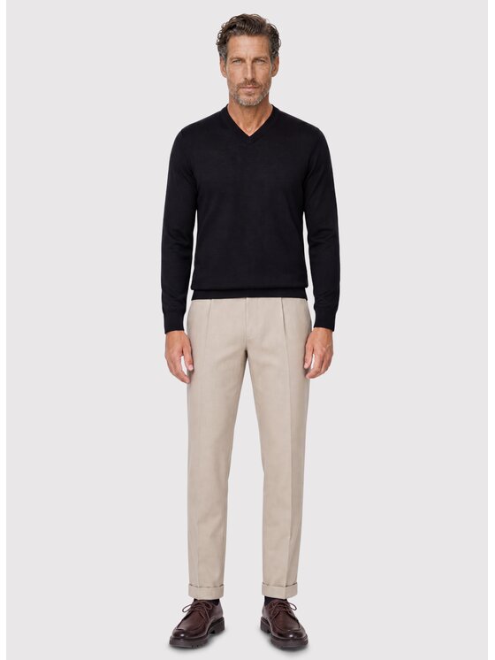 Pako Lorente Pako Lorente Sweter P26WP-2X-008 Czarny Straight Fit