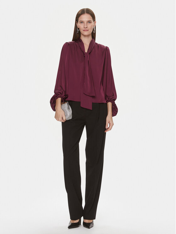 Rinascimento Rinascimento Bluza CFC0116713003 Bordo rdeča Regular Fit