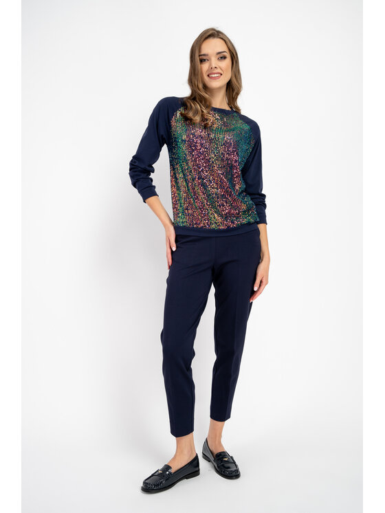 CLICK CLICK Halenka 70-827 Barevná Casual Fit