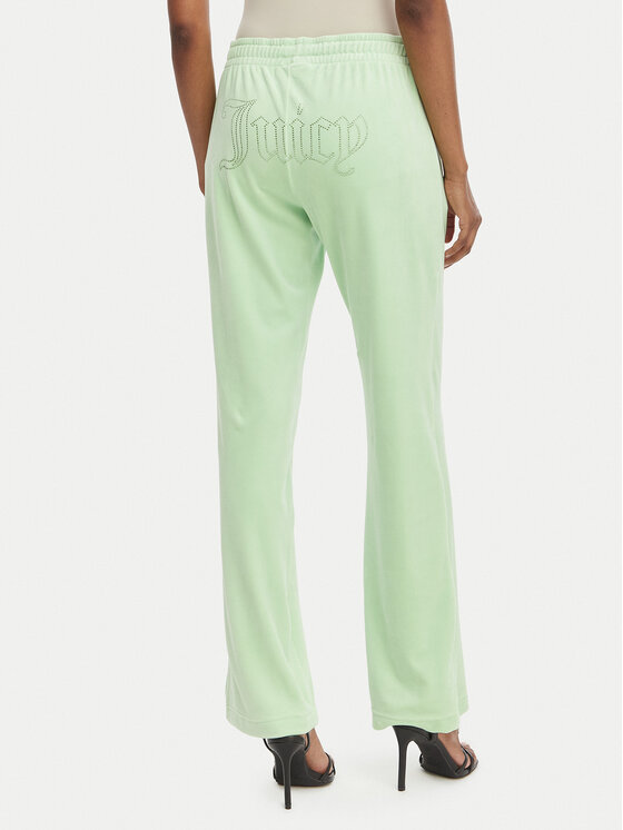 Juicy Couture Juicy Couture Spodnie dresowe Tina JCWBJ126327 Zielony Straight Leg