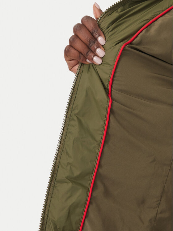Tommy Jeans Tommy Jeans Μπουφάν πουπουλένιο Essential DW0DW18864 Σκούρο πράσινο Slim Fit