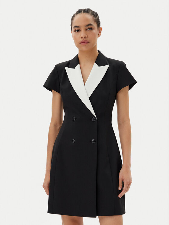 HUGO HUGO Kokteilikleit Kazuna 50544765 Must Regular Fit