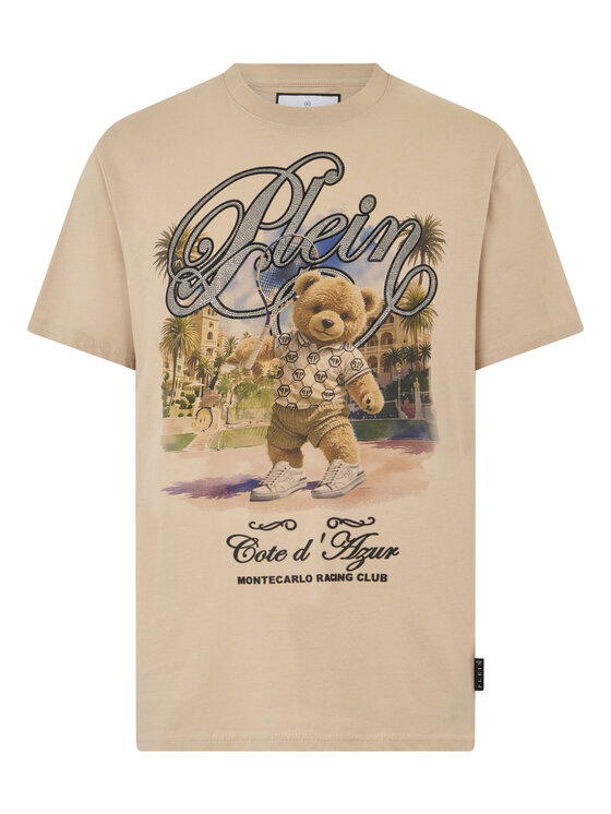 PHILIPP PLEIN PHILIPP PLEIN T-shirt 29884 Beige Regular Fit