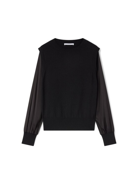 Motivi Motivi Sweter M441W004153N033 Czarny Regular Fit