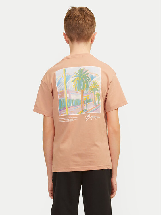 Jack&Jones Junior Jack&Jones Junior Majica Joraruba 12257134 Oranžna Volume Fit