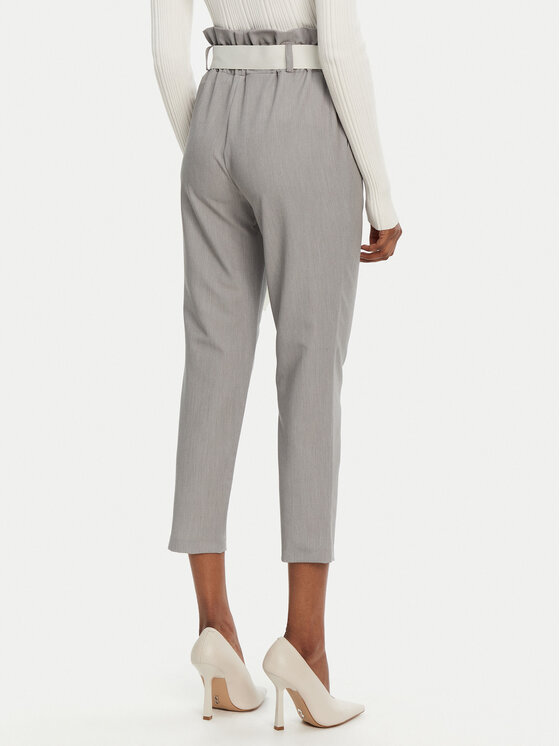 Rinascimento Rinascimento Текстилни панталони CFC0122382003 Сив Regular Fit