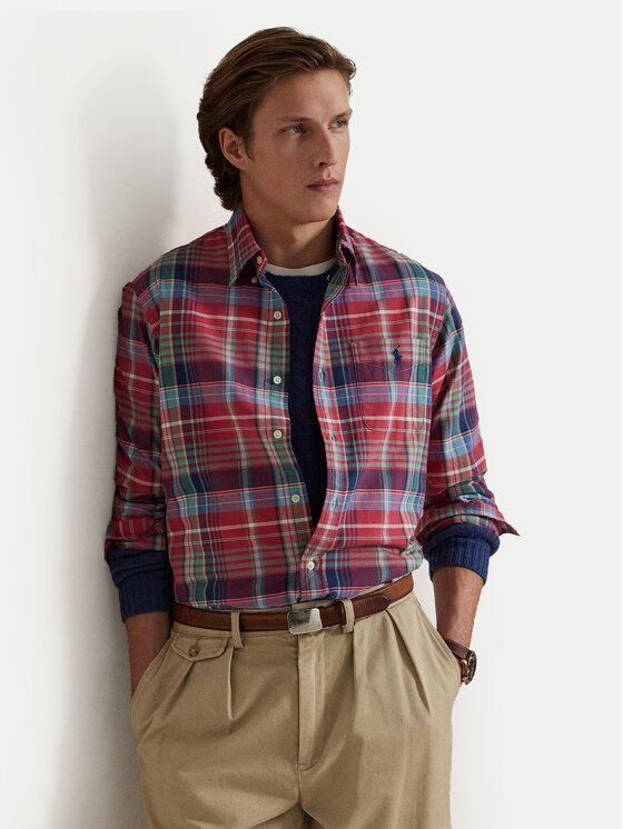 Polo Ralph Lauren Polo Ralph Lauren Koszula 710P00629002 Czerwony Custom Fit