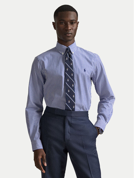 Polo Ralph Lauren Polo Ralph Lauren Košeľa 710928255008 Modrá Custom Fit