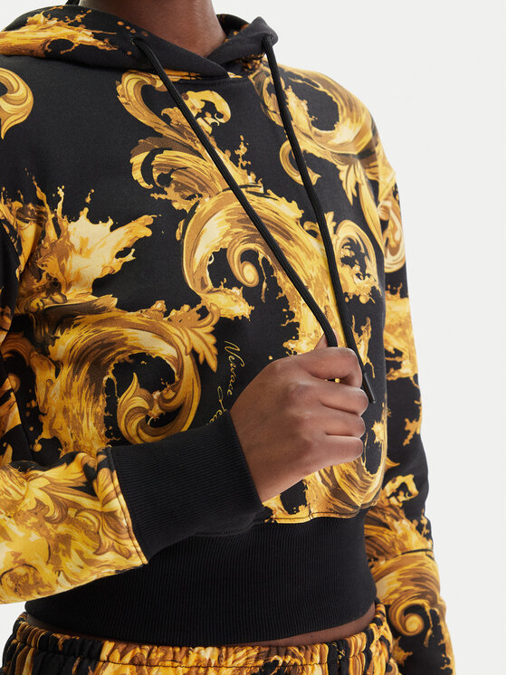 Versace Jeans Couture Versace Jeans Couture Світшот 80HAI313 FS196 Чорний Regular Fit