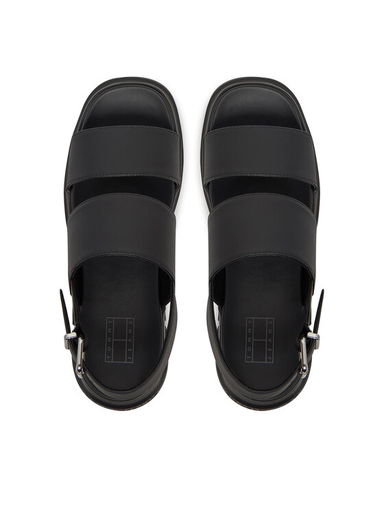 Tommy Jeans Tommy Jeans Sandale Tjw Chunky City Sandal EN0EN02750 Negru