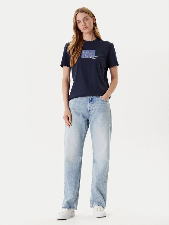 Calvin Klein Jeans Calvin Klein Jeans T-Shirt LV047C855G Granatowy Regular Fit