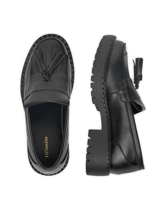 DeeZee DeeZee Loafersy 62010D 3 Czarny