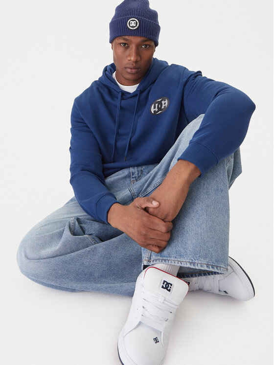 DC DC Μπλούζα EDYSF03256 Μπλε Regular Fit