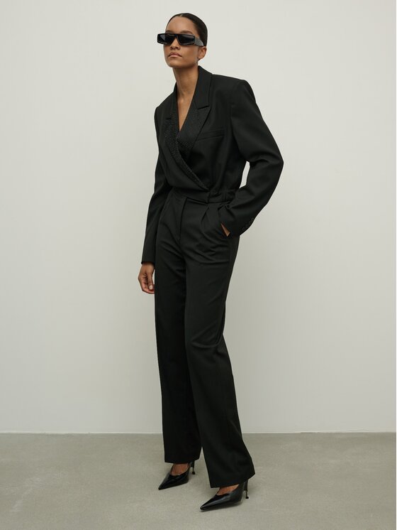 La Mania La Mania Jumpsuit REFINED Nero Classic Fit