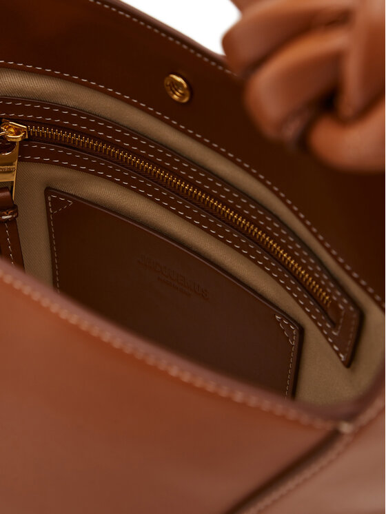 JACQUEMUS JACQUEMUS Ruksak Le Petit Tourni 245BA366-3173 Smeđa