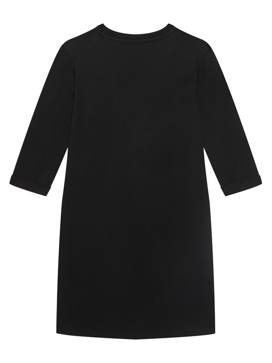 Guess Guess Vestito da giorno J3YK13 KA6W4 Placcatura in rodio nero Regular Fit